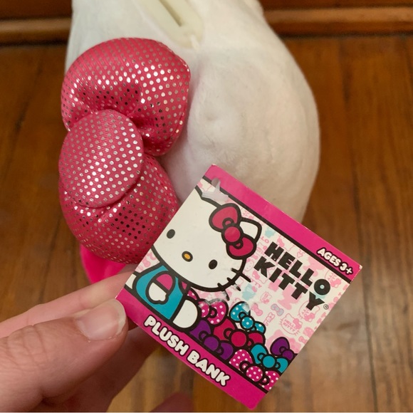 Hello Kitty Plush Piggy Bank Coin Bank - Picture 3 of 6